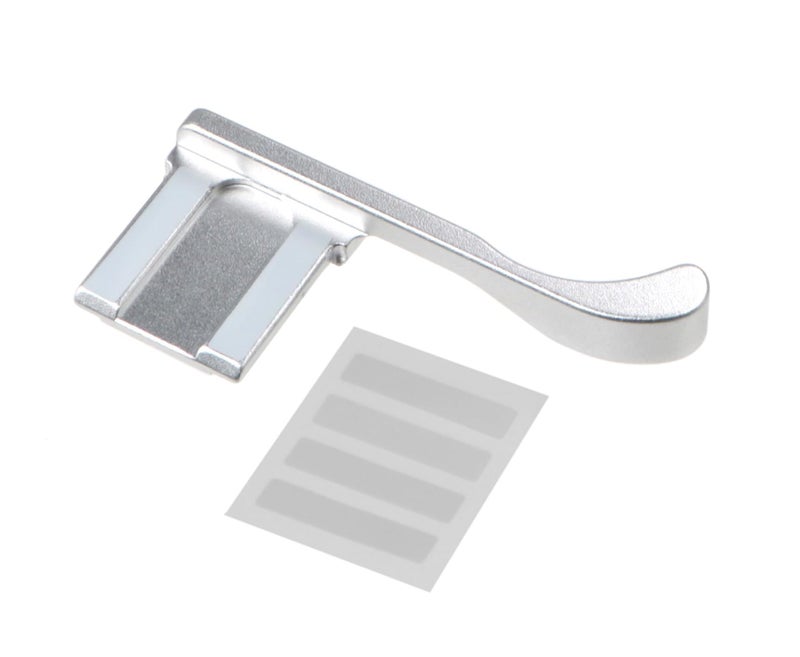 HITHUT Aluminum Alloy Hot Shoe Thumb Grip for Fujifilm X100F X100T X100V X100S Camera Accessories Silver - Image 3